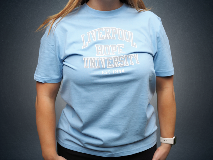 Light Blue Liverpool Hope Tee
